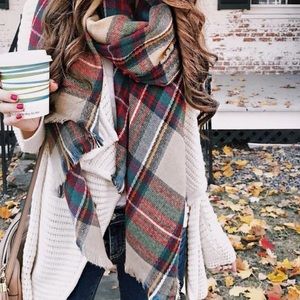 Plaid scarf